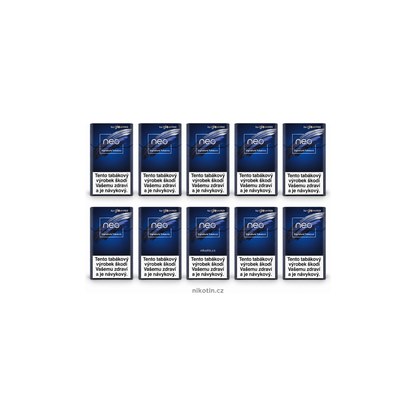 neo Signature Tobacco karton – 10 krabiček a 200 prémiových tabákových náplní pro glo Hyper