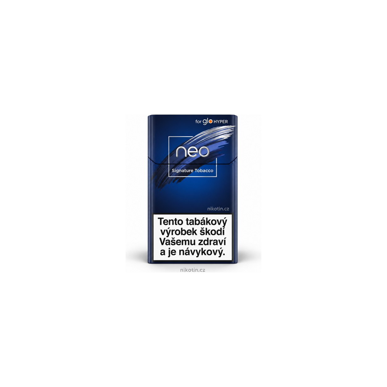 neo Signature Tobacco prémiové tabákové náplně pro glo Hyper – krabička s 20 náplněmi do zařízení glo