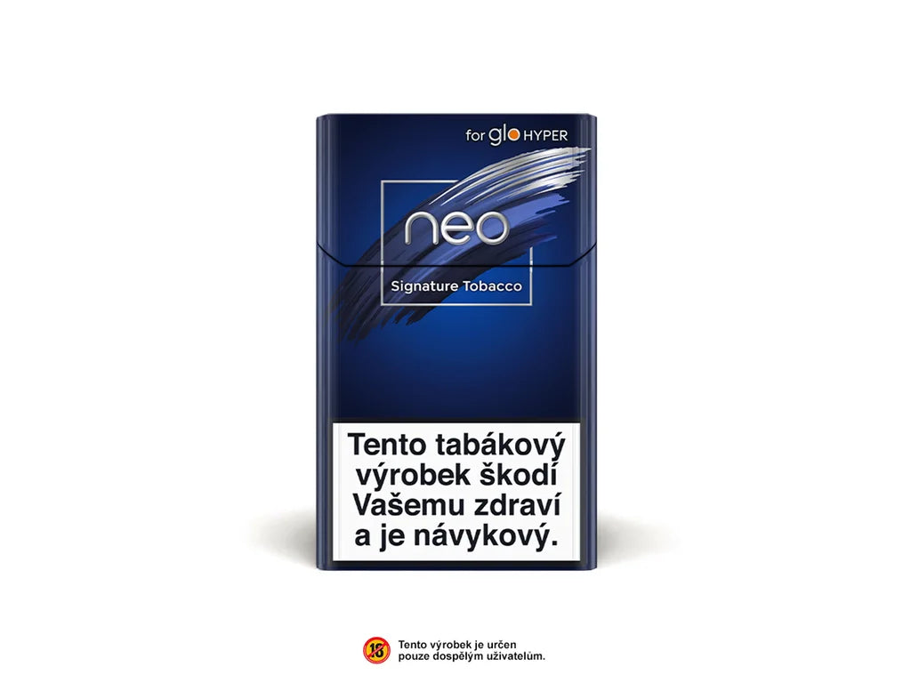 NEO Signature Tobacco krabička – tabákové náplně pro glo s prémiovou tabákovou směsí