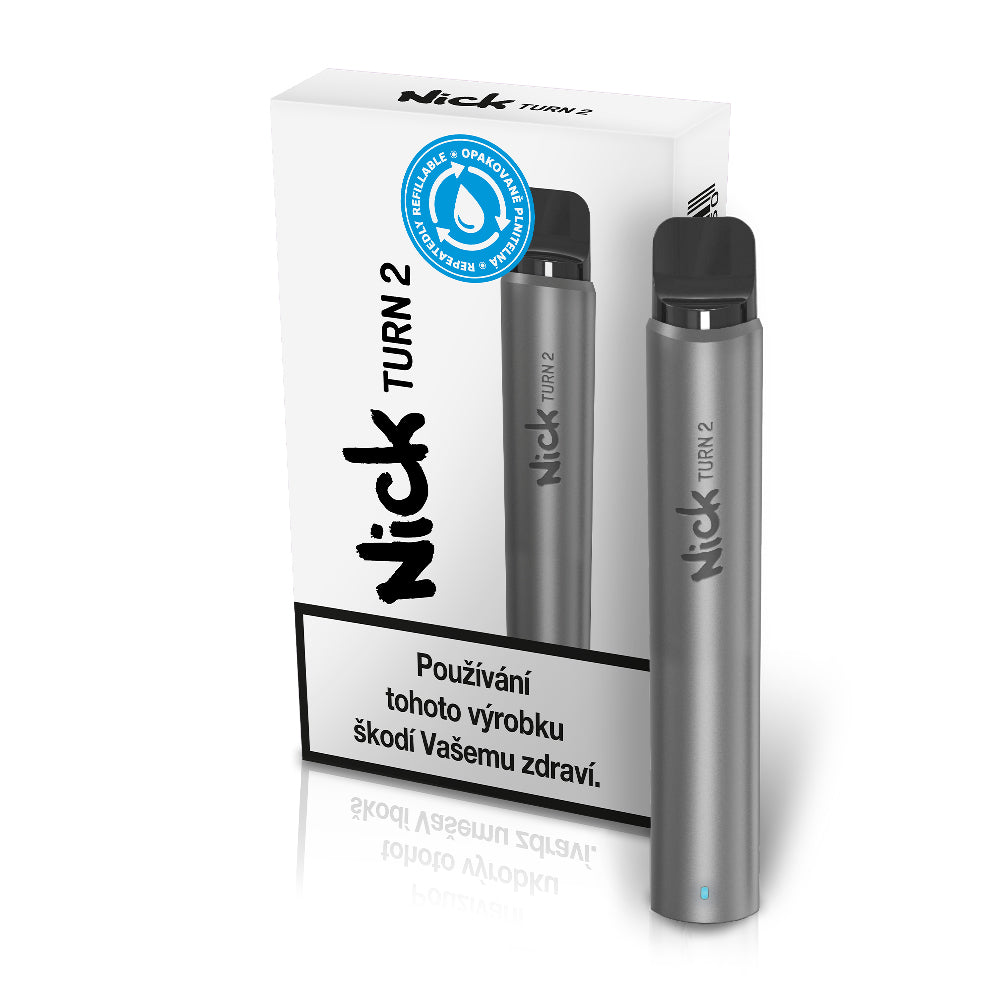 NICK TURN 2 sada – plnitelná elektronická cigareta s baterií 500 mAh