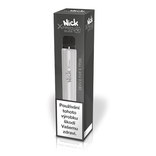 NICK X TPOD DEVICE Black – černé dobíjecí POD zařízení ecigareta s baterií 500 mAh