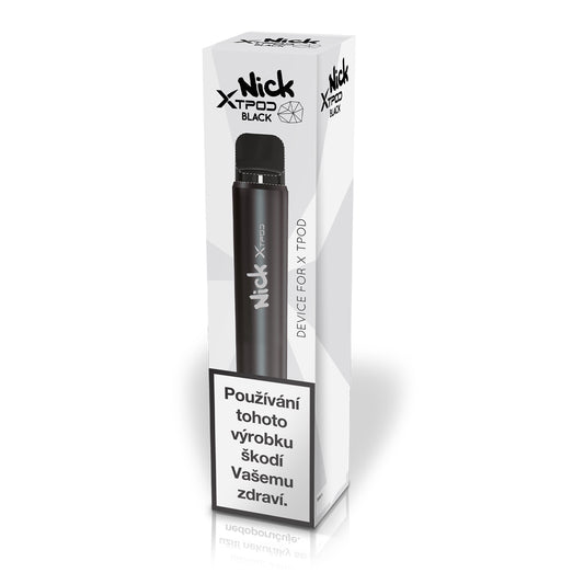 NICK X TPOD DEVICE Silver – stříbrná elektronická cigareta s výměnnými PODy