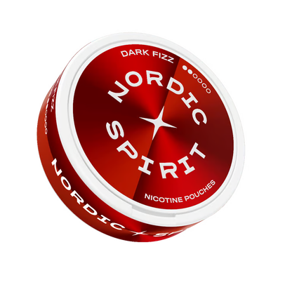 Nikotinové sáčky Nordic Spirit Dark Fizz Regular 5,6 mg ve Slim formátu se skořicí, sladkou vanilkou a svěžím citrusovým profilem