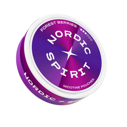 Nikotinové sáčky Nordic Spirit Forest Berries Strong 8,4 mg ve Slim formátu s berry příchutí lesních plodů a černého rybízu, balení 20 kusů