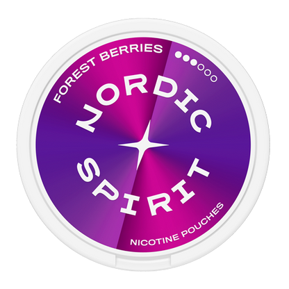 Nordic Spirit Forest Berries Strong 8,4 mg Slim nikotinové sáčky s příchutí lesních plodů a černého rybízu