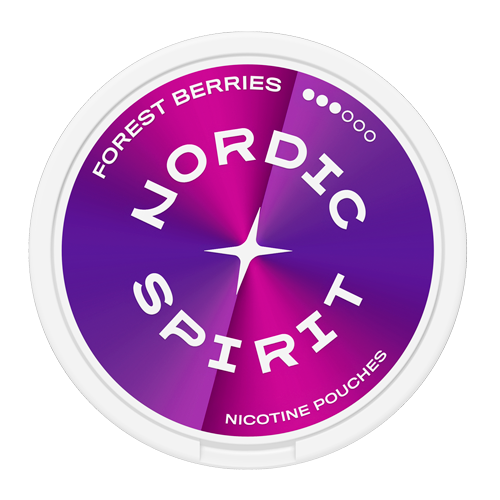 Nordic Spirit Forest Berries Strong nikotinové sáčky s lesními plody a černým rybízem, 20 slim sáčků