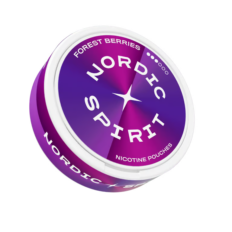 Nordic Spirit Forest Berries Strong nikotinové sáčky 8,4 mg s příchutí lesních plodů a černého rybízu