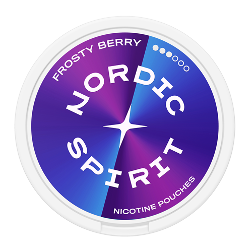 Nordic Spirit Frosty Berry Strong nikotinové sáčky s lesními plody a chladivou mátou, slim balení 20 kusů