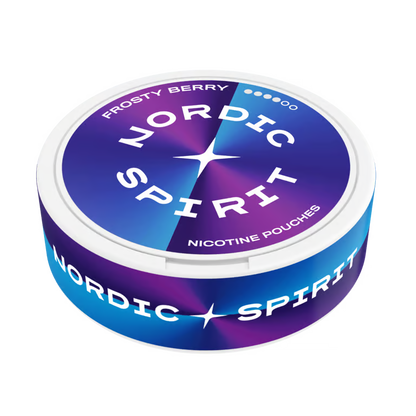 Nordic Spirit Frosty Berry X-Strong Slim nikotinové sáčky 10,5 mg s berry příchutí lesního ovoce a chladivým mátovým profilem