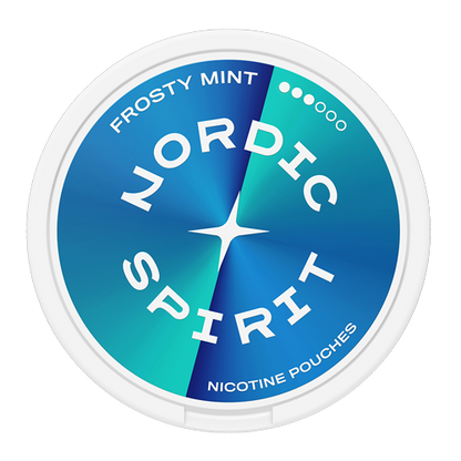 Nordic Spirit Frosty Mint Strong 8,4 mg Slim mátové nikotinové sáčky s výraznou mentolovou a chladivou příchutí