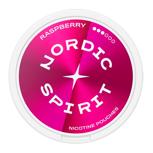 Nordic Spirit Raspberry Strong 8,4 mg malinové nikotinové sáčky Strong ve Slim formátu se sladkou a osvěžující ovocnou příchutí