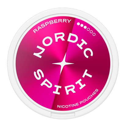 Nordic Spirit Raspberry Strong 8,4 mg malinové nikotinové sáčky Strong ve Slim formátu se sladkou a osvěžující ovocnou příchutí