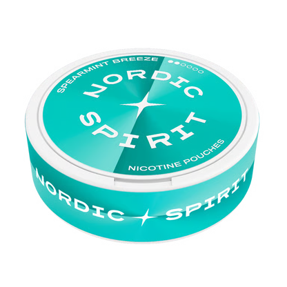 Nordic Spirit Spearmint Breeze Regular Slim nikotinové sáčky 5,6 mg s jemnou mátovou spearmint chutí, balení 20 sáčků