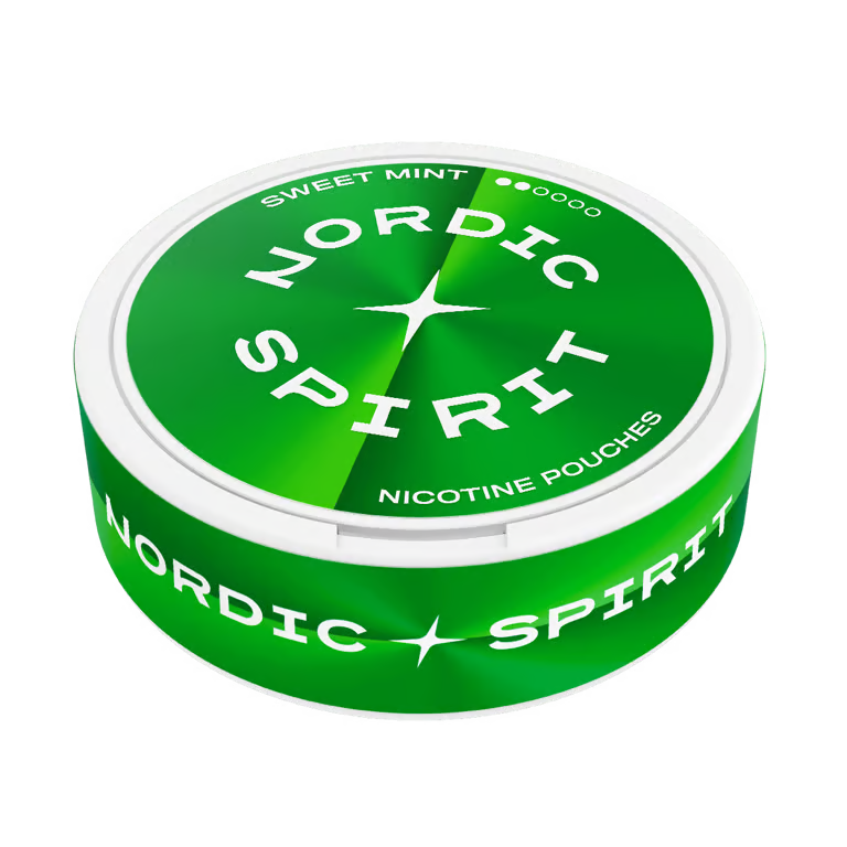 Nordic Spirit Sweet Mint Regular Slim nikotinové sáčky 5,6 mg s příchutí sladké máty, balení obsahuje 20 kusů