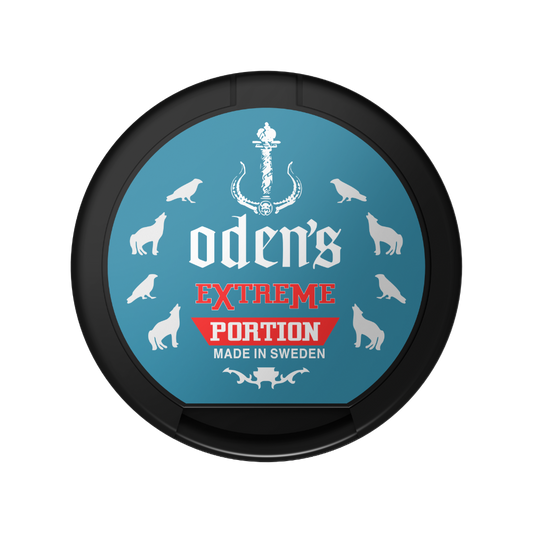 Odens Extreme Cold – žvýkací tabák (snus) s mentolovou chutí, vlhké sáčky regular
