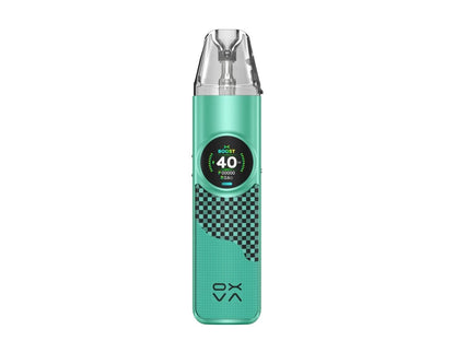 OXVA Nexlim Chequered Green plnitelné e-cigarety set moderní pod systém zelený design