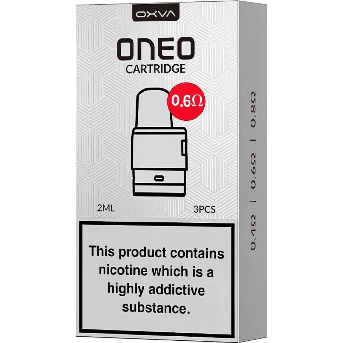 OXVA ONEO Pod cartridge 2 ml 3Pack 0,6 ohm – náhradní Mesh POD pro RDL a MTL vaping
