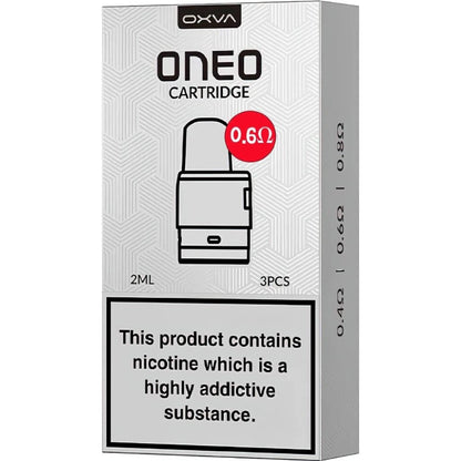 OXVA ONEO Pod cartridge 2 ml 3Pack 0,6 ohm – náhradní Mesh POD pro RDL a MTL vaping