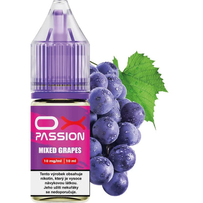OXVA OX Passion Mixed Grapes Mint e-liquid – mix hroznů a máty s nikotinovou solí pro POD elektronické cigarety