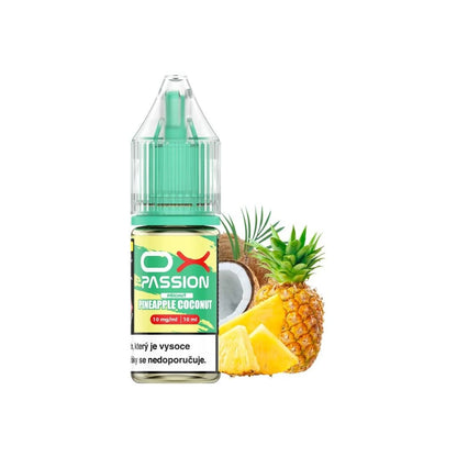 OXVA OX Salt Pineapple Coconut e-liquid – tropická kombinace ananasu a kokosu s nikotinovou solí pro POD elektronické cigarety