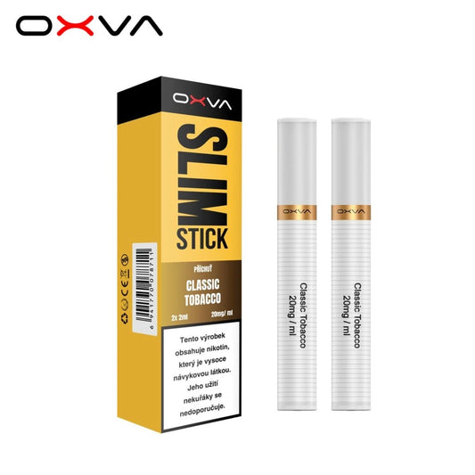 OXVA Slimstick PODs Classic Tobacco 2 ks – předplněné pody pro elektronickou cigaretu a POD systém OXVA Slimstick s tabákovou příchutí