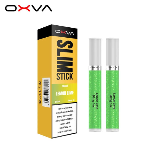 OXVA Slimstick PODs Lemon Lime 2 ks – předplněné pody pro POD systém OXVA Slimstick s příchutí citronu a limetky