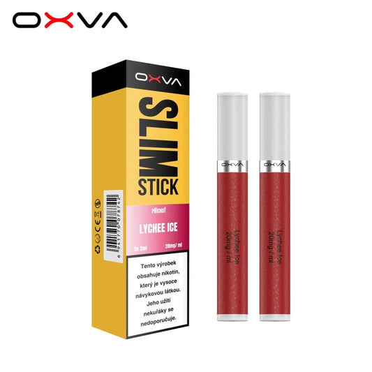 OXVA Slimstick PODs Lychee Ice 2 ks – předplněné pody pro elektronickou cigaretu OXVA Slimstick s příchutí liči a chladivým efektem