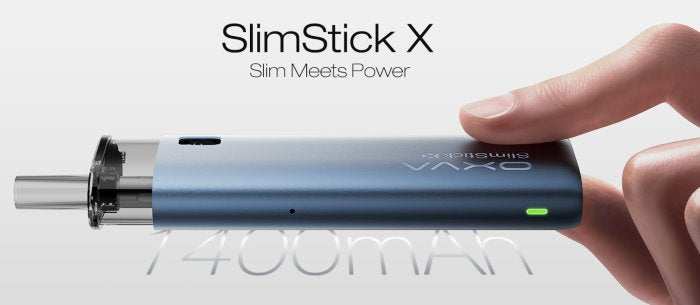 OXVA SlimStick X Pod Kit s baterií 1400 mAh, plnitelná ecigareta - benefit Slim meets power
