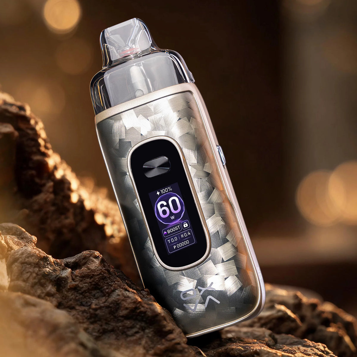 OXVA VPRIME 2 Shard Gold POD systém 60 W s barevným displejem a cartridgí