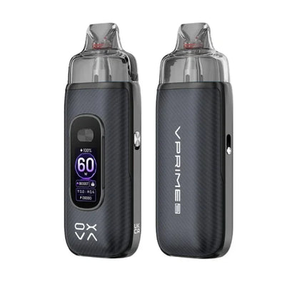 OXVA VPRIME 2 Black Carbon plnitelný vape POD s regulací výkonu a airflow