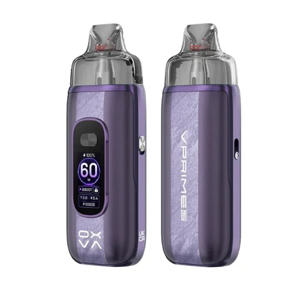 OXVA VPRIME 2 Mirage Purple POD systém s Dual Mesh cartridge, barevným displejem a baterií 3400 mAh