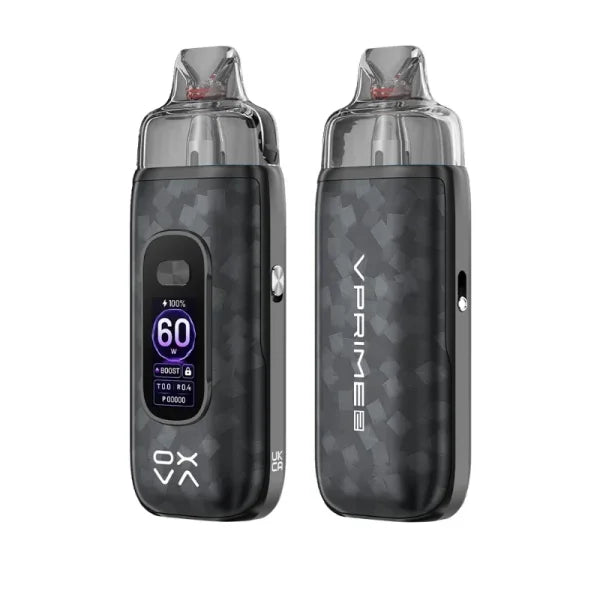 OXVA VPRIME 2 Shard Black elektronická cigareta 3400 mAh s USB-C rychlým nabíjením