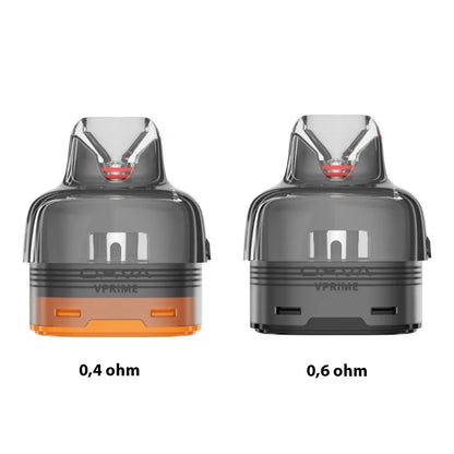 OXVA VPRIME Dual Mesh cartridge 2 ml – porovnání variant 0,4 ohm a 0,6 ohm