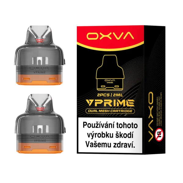 OXVA VPRIME Dual Mesh cartridge 2 ml 0,4 ohm 2pack – náhradní POD s technologií UNITECH 3.0