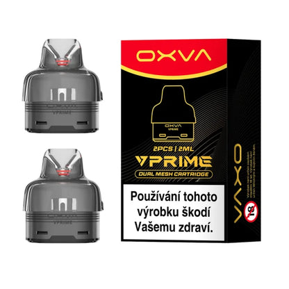 OXVA VPRIME Dual Mesh cartridge 2 ml 0,6 ohm 2pack – náhradní POD s technologií UNITECH 3.0
