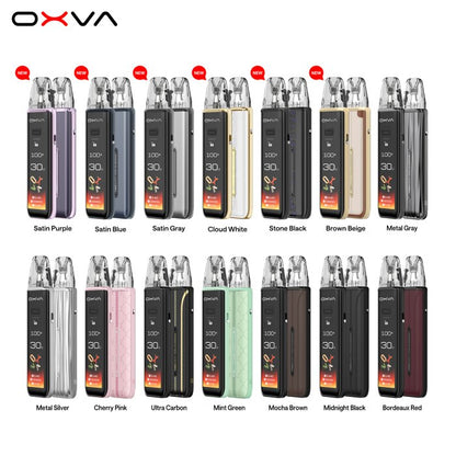 OXVA Xlim 3 ultra plnitelná ecigareta na eliquid, porovnaní všech barev a variant