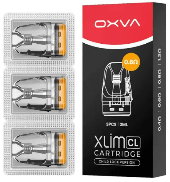 OXVA Xlim CL POD 0,8 ohm náhradní cartrige pro plnitelné ecigarety 3ks