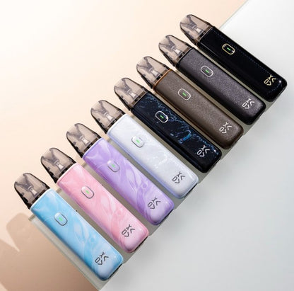 Osm barevných variant plnitelné POD e-cigarety OXVA XLIM GO LITE s cartridge pro e-liquid