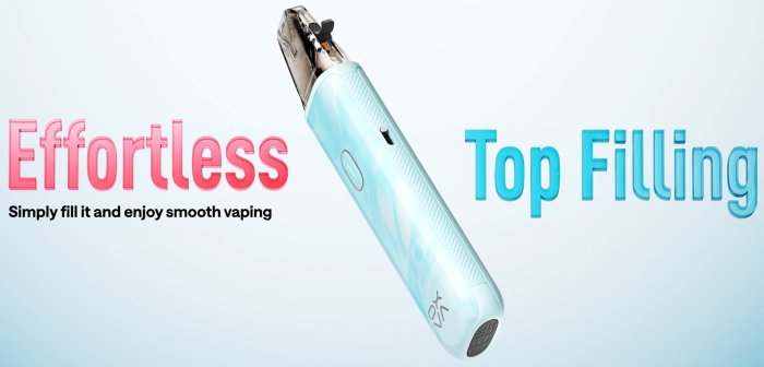 Plnitelná POD e-cigareta OXVA XLIM GO LITE s horním plněním Top Fill cartridge pro e-liquid