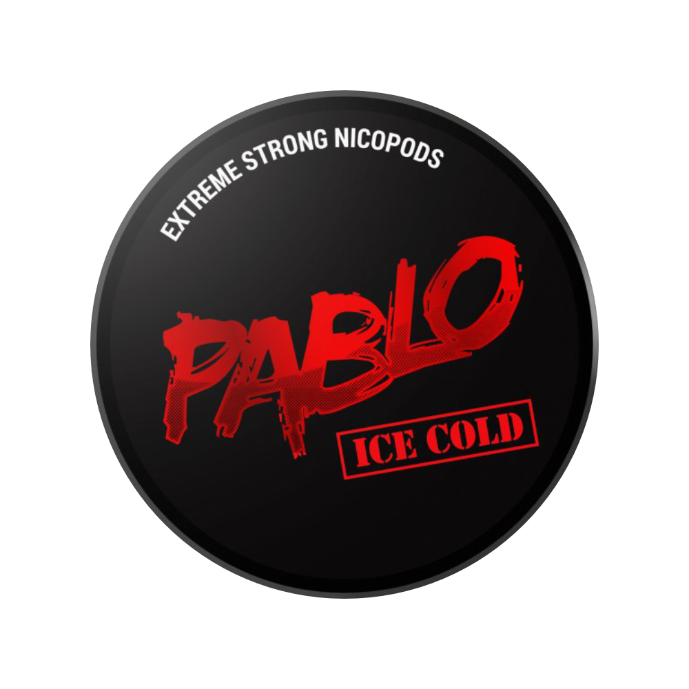 Pablo Ice Cold – nikotinové sáčky ve slim formátu s ledovou mátou a osvěžujícím mentolovým efektem, silný nikotinový zážitek