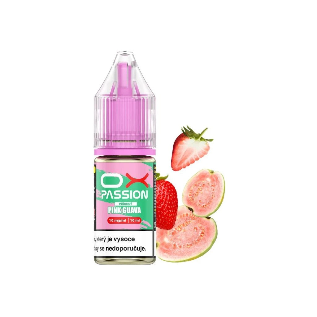 Pink Guava od OXVA OX Passion Salts – tropický guava e-liquid s nikotinovou solí pro MTL vaping a POD systémy
