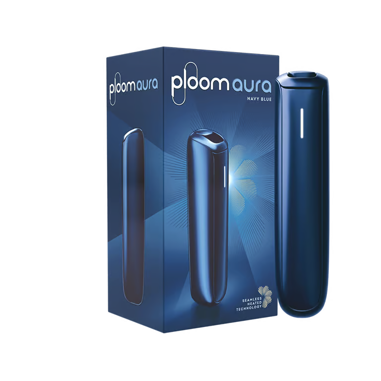 Zařízení Ploom AURA Navy Blue na zahřívaný tabák