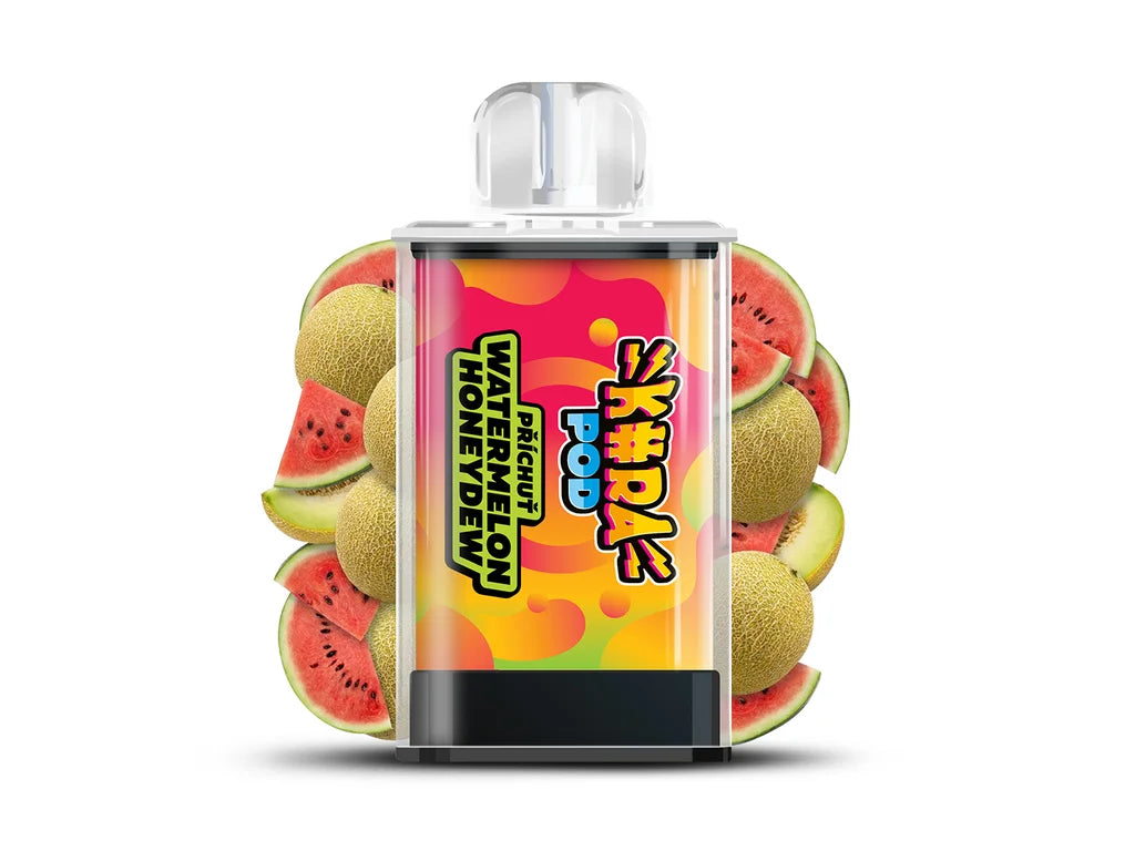 Dvě náplně KURA POD Watermelon Honeydew po 2 ml s celkovou výdrží až 1800 potahů