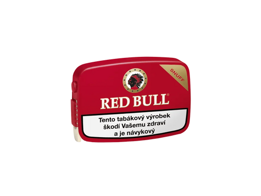 Red Bull šňupací tabák 10 g od Pöschl Tabak, jemně mletý snuff anglického typu s výraznou mentolovou příchutí