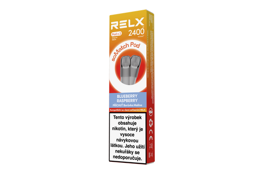 Dva předplněné PODy RELX soMatch Blueberry Raspberry po 2 ml