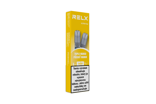 Mangová náhradní cartridge RELX Ultra Triple Mango do elektronické cigarety