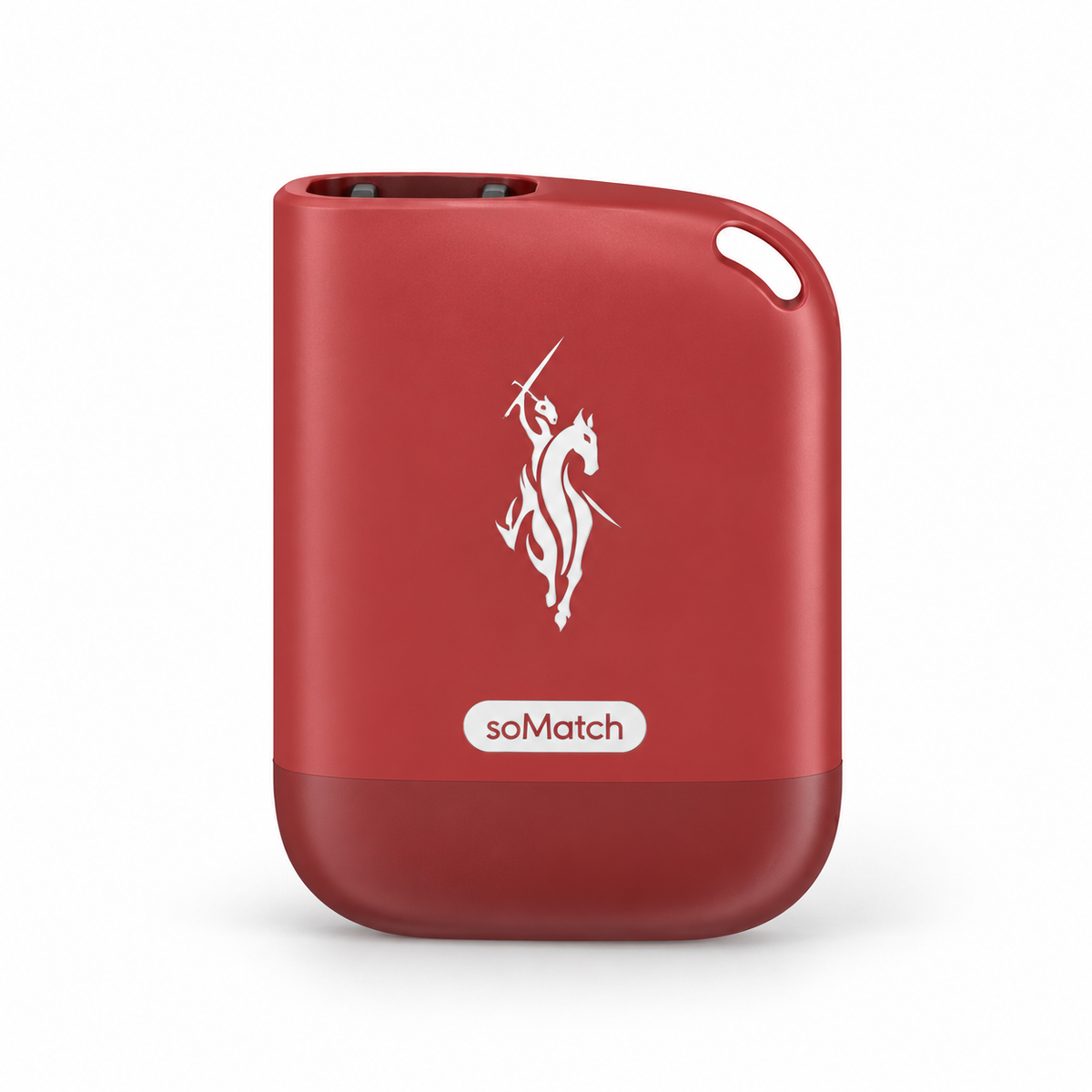 Červená baterie pro e-cigaretu RELX × VENIX soMatch Mini Crimson Red s USB-C nabíjením a automatickou aktivací potažením