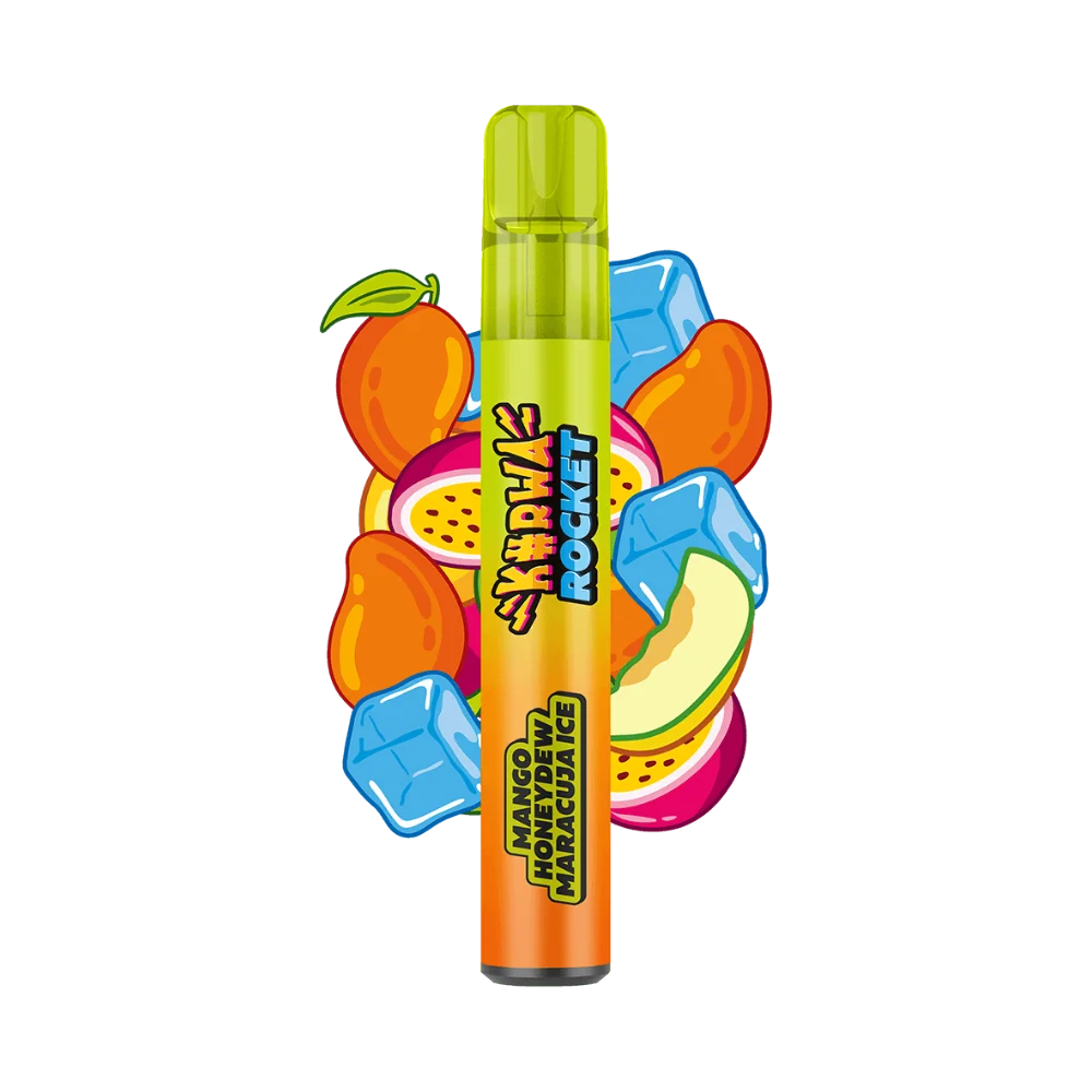 KURWA ROCKET Mango Honeydew Maracuja Ice