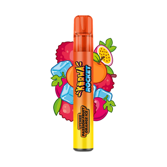 KURWA ROCKET Lychee Passion Fruit Orange Ice