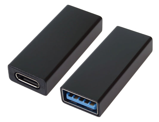 PremiumCord Aluminium USB-C Female - USB3.0 Type A Female Adapter